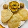 chaitali ghatak's cooksnap of when they made লুচি আলুর দম (luchi aloor dum recipe in Bengali).
