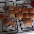 El cooksnap de Rocio Goette cuando hizo Pan de Salvado / Pancitos Negros.