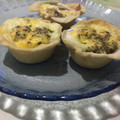 El cooksnap de Miriam Buffa cuando hizo Canastitas de jamón y queso 🧀.