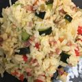 El cooksnap de astrid badia cuando hizo Arroz salteado con verduras y jamón.