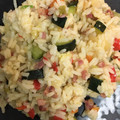 El cooksnap de astrid badia cuando hizo Arroz salteado con verduras y jamón.