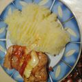 Csák Ildikó Cooksnap-ja, amikor elkészítette a(z) Sajtos, baconos csirkemell, édesburgonya pürével receptet.
