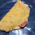 El cooksnap de Yessy Romero cuando hizo Omelette de 1 huevo.