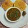 Priti Mehrotra का कुकस्नैप जब उन्होंने मटर कैप्सिकम करी विथ मक्का पूरी (Green Peas Capsicum Curry with Makka Poori) बनाया था।