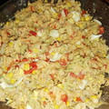 El cooksnap de Lucía cuando hizo Ensalada de espirales.
