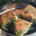 El cooksnap de Gisell Valcarcel cuando hizo Torta de espinaca con queso ricotta.