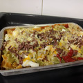 El cooksnap de Carlos Piñana cuando hizo Spaguettis con huevos y carne picada.