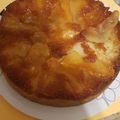 El cooksnap de Fernanda Facio cuando hizo Torta invertida de manzanas.