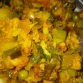 Naina Chopra का कुकस्नैप जब उन्होंने गोभी आलू मटर की सब्जी (Gobhi aloo matar ki sabzi recipe in hindi) बनाया था।