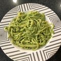 El cooksnap de Nan Suazo cuando hizo Spaghetti Poblano (Vegetariano).