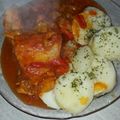 El cooksnap de Irene Díaz cuando hizo Pollo de mar estofado.