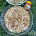 Hina Ibrahim's cooksnap of when they made Pista kheer.