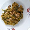 El cooksnap de deli28ro cuando hizo Quinoa con verduras, pasas y nueces.