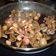 El cooksnap de carme castillo cuando hizo Champiñones con jamón.