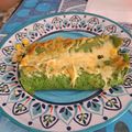 El cooksnap de Alejandra Díaz Quinteros cuando hizo Canalones de espinaca con pollo.