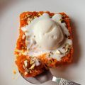 Anitha (Annie) 's cooksnap of when they made Gajar ka Halwa with ice-cream.