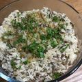 El cooksnap de Alicia Yunis cuando hizo Mujadara o Mujaddara: Lentejas y arroz con cebolla crocante.
