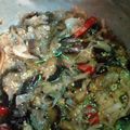 El cooksnap de Miicka Ariias cuando hizo Berenjenas al escabeche sin tacc.