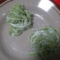 Cooksnap dari Yuli Wijaya untuk resep Mie Bayam Homemade NO MSG.Aman untuk MPASI dan Anak anak