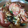 Cooksnap Norida Alias semasa beliau membuat Butter Milk Prawn.