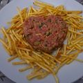 El cooksnap de Gregorio Haro cuando hizo Steak Tartar.