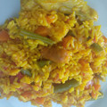 El cooksnap de edu cuando hizo Pollo con arroz verduras y curry!!!.