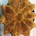 El cooksnap de Maria Q cuando hizo Hojaldre de jamón york y queso.