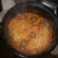 El cooksnap de Mariana Aravena cuando hizo Fideos con tuco y albóndigas! !.