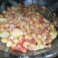 Farwa Ali's cooksnap of when they made Chana chat🍽😋.