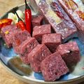 Quoc Nguyen | Chef Q's cooksnap of when they made “Nem Chua” Raw Fermented Beef.