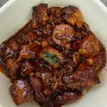 Cooksnap Norzi Azemi semasa beliau membuat Kam Heong Chicken.