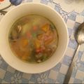 El cooksnap de Tania Vera cuando hizo Sopa de verduras.
