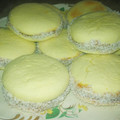 El cooksnap de Juance DG cuando hizo Alfajor de Maicena.