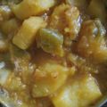 Anika singh का कुकस्नैप जब उन्होंने आलू और शिमला मिर्च की सब्जी (aloo aur shimla mirch ki sabzi recipe in Hindi) बनाया था।