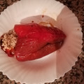 El cooksnap de Amparo Martinez Martinez cuando hizo Pimientos rojos rellenos de arroz y carne.