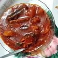 Cooksnap Rose Nani Nizah Nayan semasa beliau membuat Sardin Kimchi.