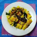 Komal Dattani का कुकस्नैप जब उन्होंने गुजराती खांडवी (gujarati khandvo recipe in Hindi) बनाया था।
