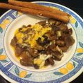 El cooksnap de Irene-Guirao cuando hizo Revuelto de setas, champiñones y gambas.