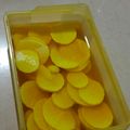 Cooksnap dari Chendera Ria Lim untuk resep Danmuji (단무지) - Yellow Pickled Radish - Acar Lobak Kuning
