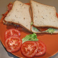 El cooksnap de Cuqui Bastida cuando hizo Sandwich de aguacate con jamón crujiente.