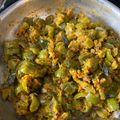 Steffi Dias's cooksnap of when they made Besan capsicum sabji.