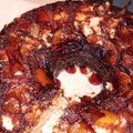 El cooksnap de Emi Godoy cuando hizo Torta de manzana invertida.