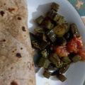 saba naz's cooksnap of when they made مصالحہ بھنڈی.
