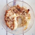 Cooksnap Fit Wyspa - Patrycja Pieguska z czasów, kiedy przygotował Crumble pod kokosową kruszonką (bezglutenowe).