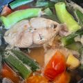 Cooksnap Cempaka Putih semasa beliau membuat Singgang ikan tongkol.