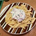 Cooksnap Laura z czasów, kiedy przygotował Makaron z ricottą, bazylią i pomidorkami.