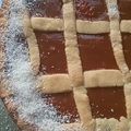 El cooksnap de monica Cano cuando hizo Pasta Frola de dulce de leche.