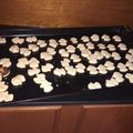 El cooksnap de Sabri en la huerta cuando hizo Galletitas de manteca.
