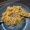 El cooksnap de Viole Forti cuando hizo Risotto de arroz y salchichas rápido.