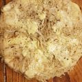 El cooksnap de Maria Jose Marini cuando hizo Fugazzeta rellena de queso.